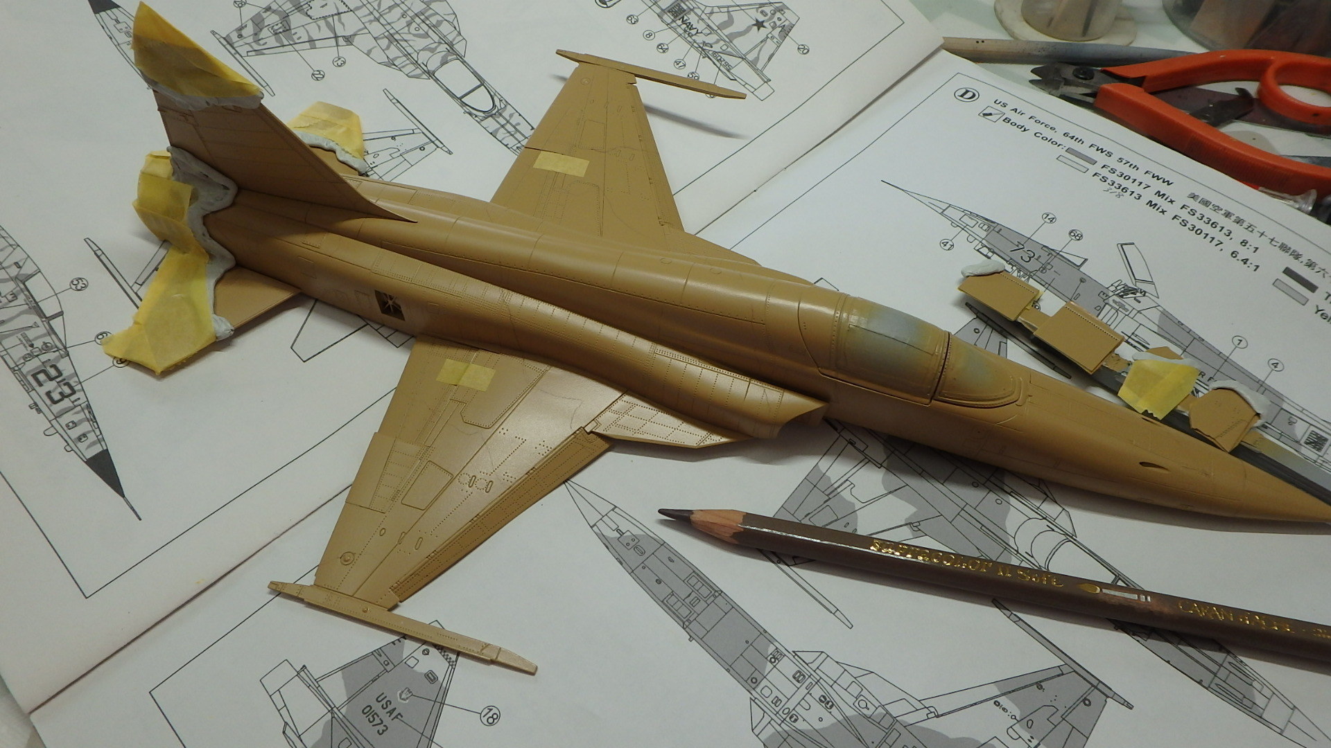 AFVクラブ1/48 F-5EタイガーⅡ ＃5: ヒロシのホビーライフ雑記帳