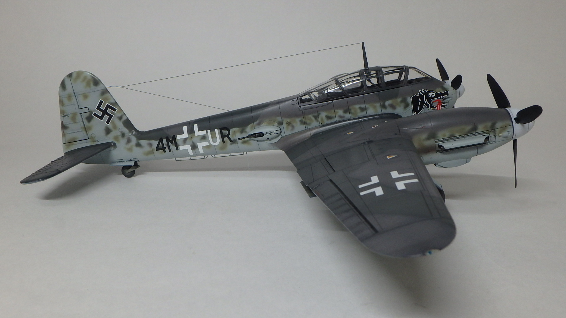 アメリカレベル 1/48 メッサーシュミット Me410B-6/R 05990 プラモデル