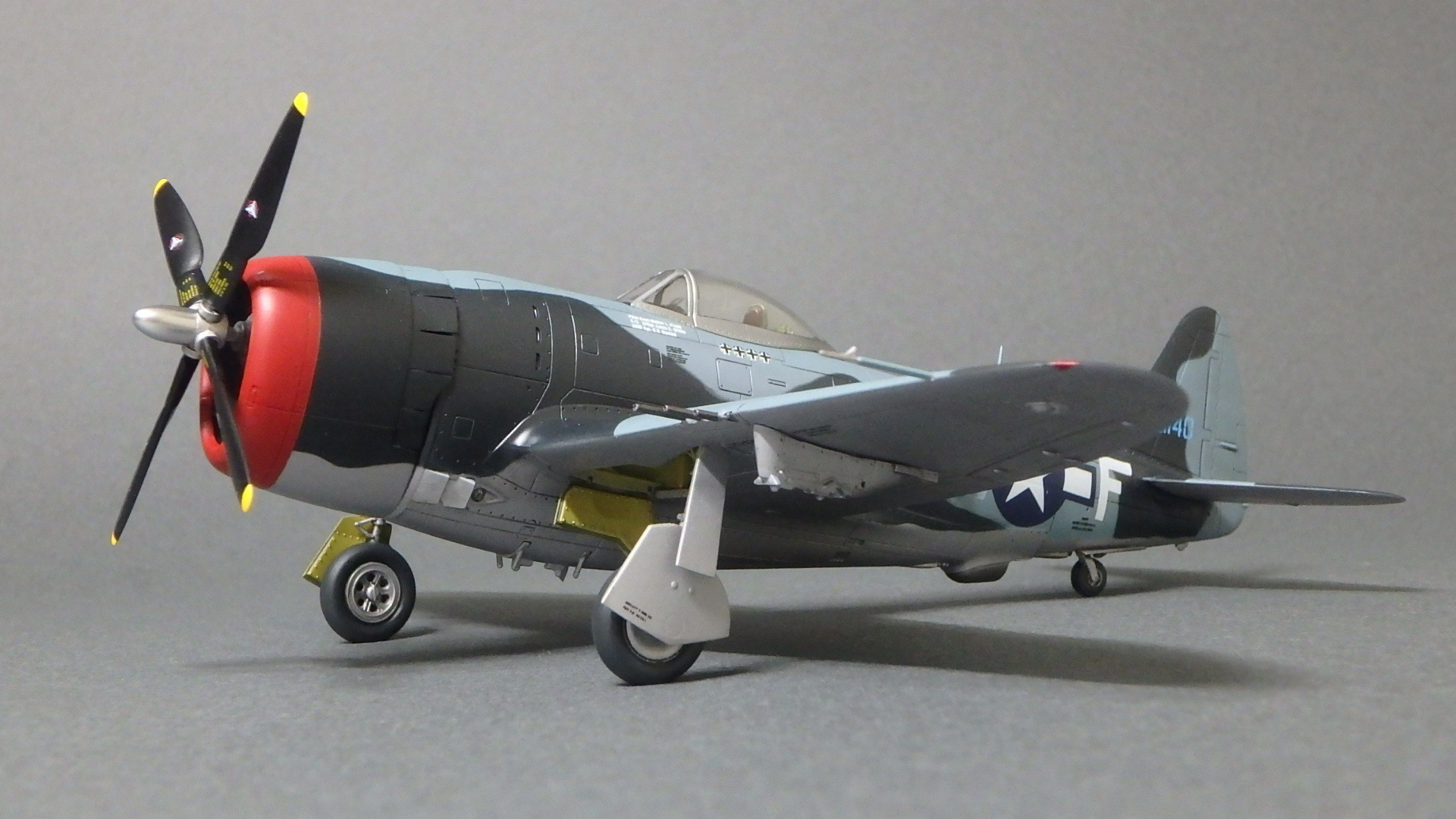 ドイツレベル1/72 P-47Mサンダーボルト制作記その５ 完成: ヒロシの