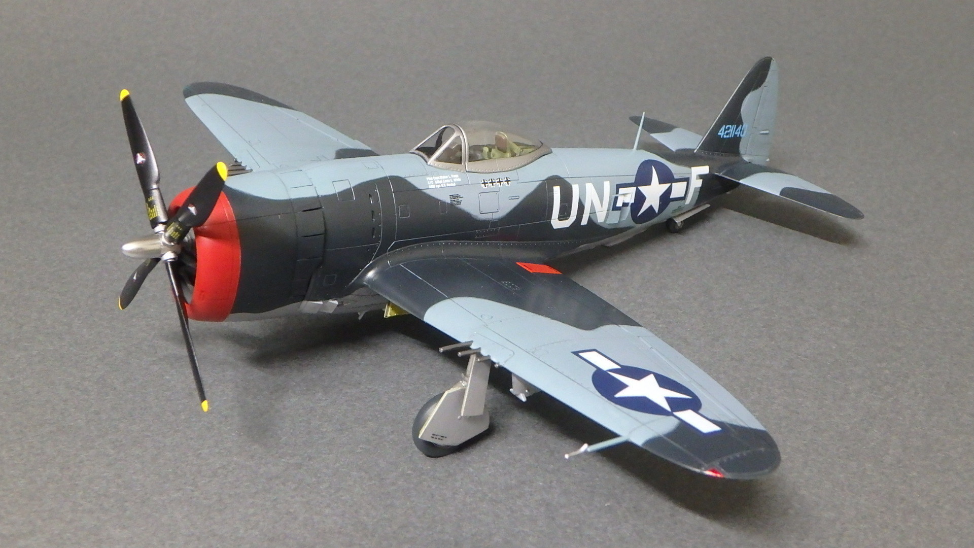 ドイツレベル1/72 P-47Mサンダーボルト制作記その５ 完成: ヒロシの