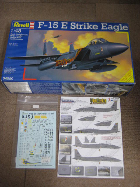 F-15祭り「レベル1/48 F-15Eストライクイーグル」#1: ヒロシの F-15祭り「レベル1/48 F-15Eストライクイーグル」#1: ヒロシの