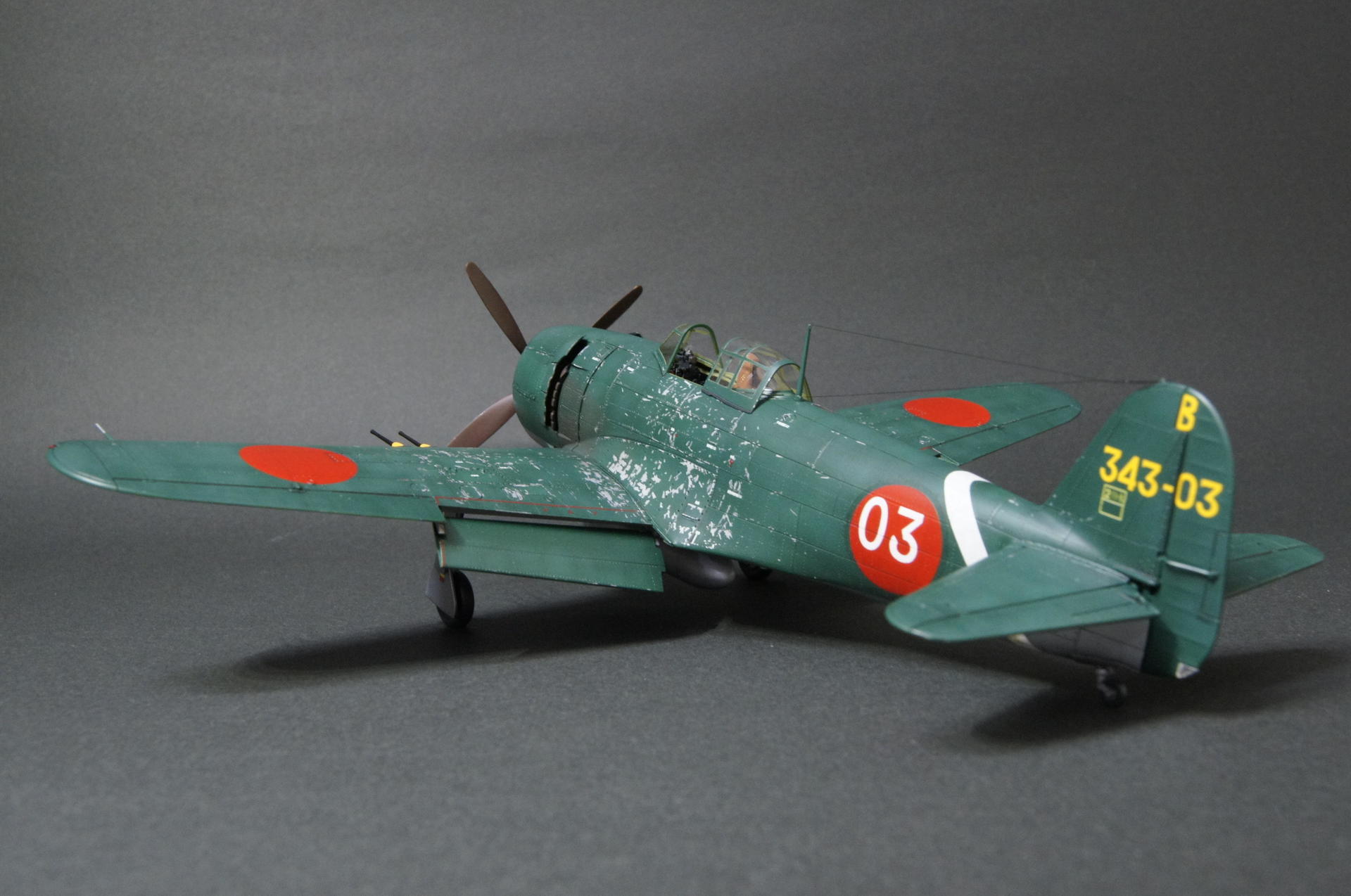 ハセガワ1/48 紫電改（前期型）その１２ 完成: ヒロシのホビーライフ雑記帳