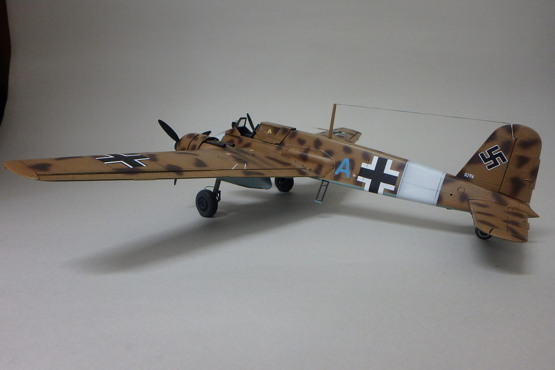 ハセガワ1/48 ヘンシェルHS129 B-1/2 #13 完成: ヒロシの ハセガワ1/48 ヘンシェルHS129 B-1/2 #13 完成: ヒロシの