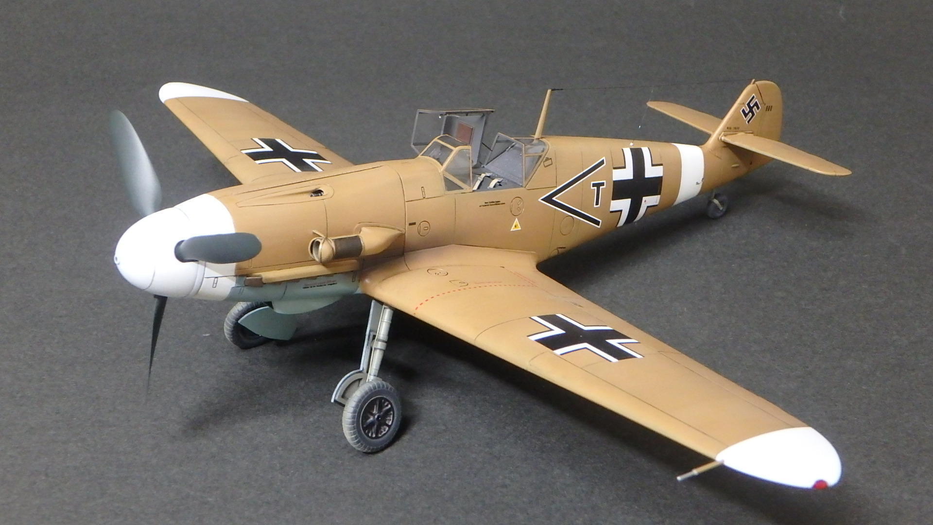 ハセガワ1/48 メッサーシュミットBf109F-4 Trop製作記１０ 完成: ヒロシのホビーライフ雑記帳