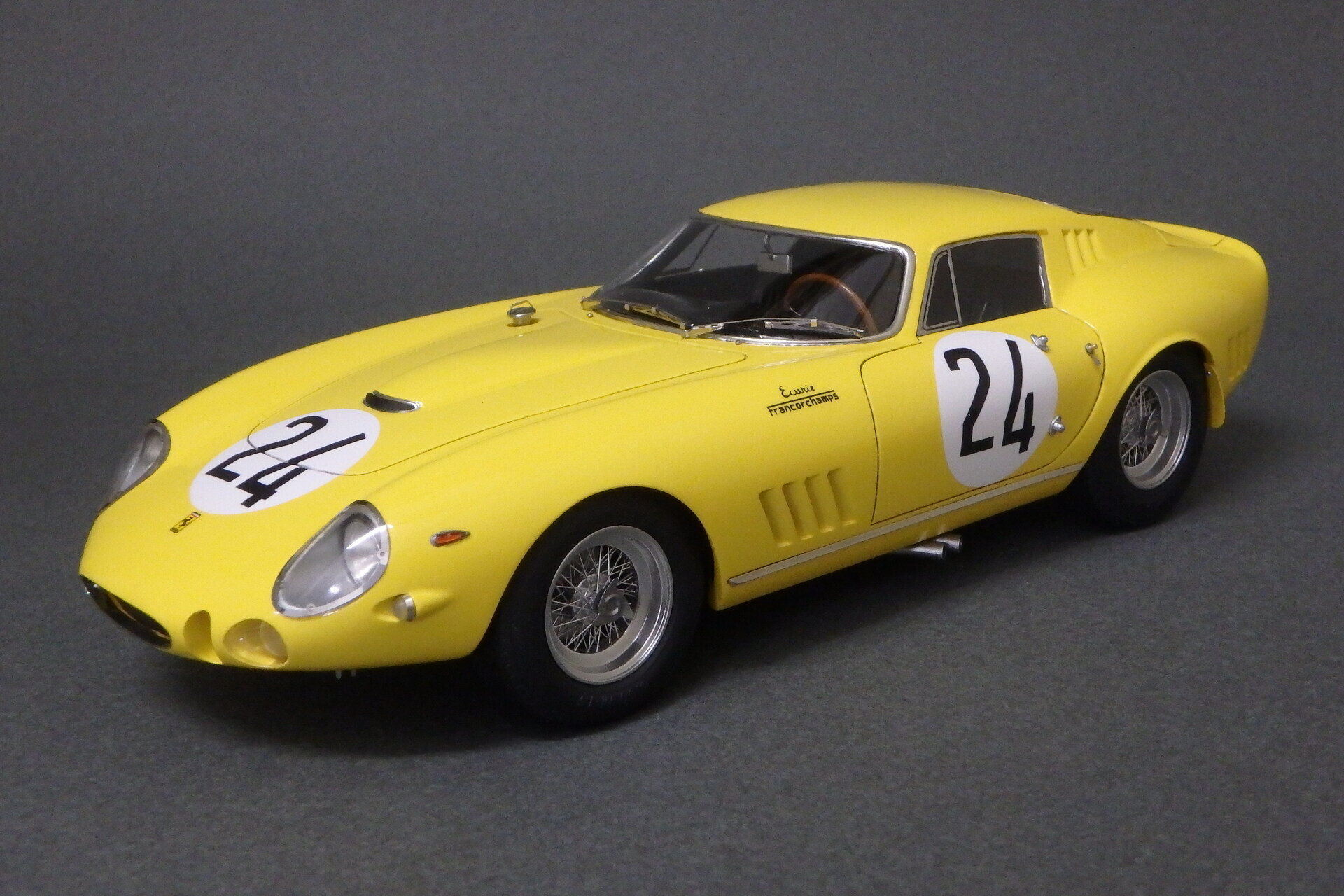 ホビーフォーラム限定品モデルファクトリーヒロ1/24 2024LM イエロー ホビーフォーラム限定品モデルファクトリーヒロ1/24 2024LM イエロー