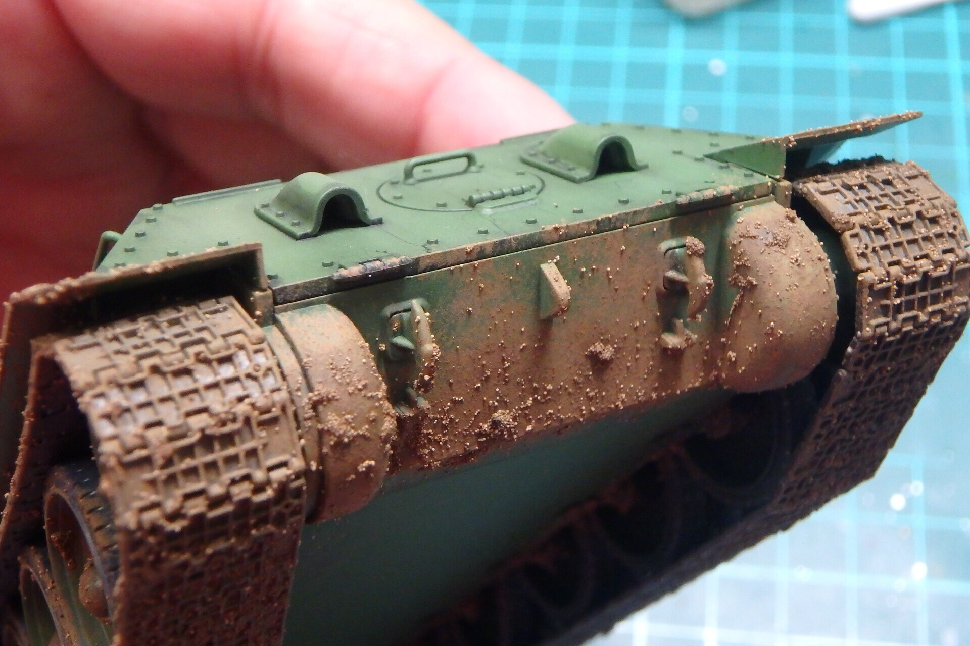 タミヤ1/48 ソビエト中戦車 T34/76 1941年型（鋳造砲塔）制作記4