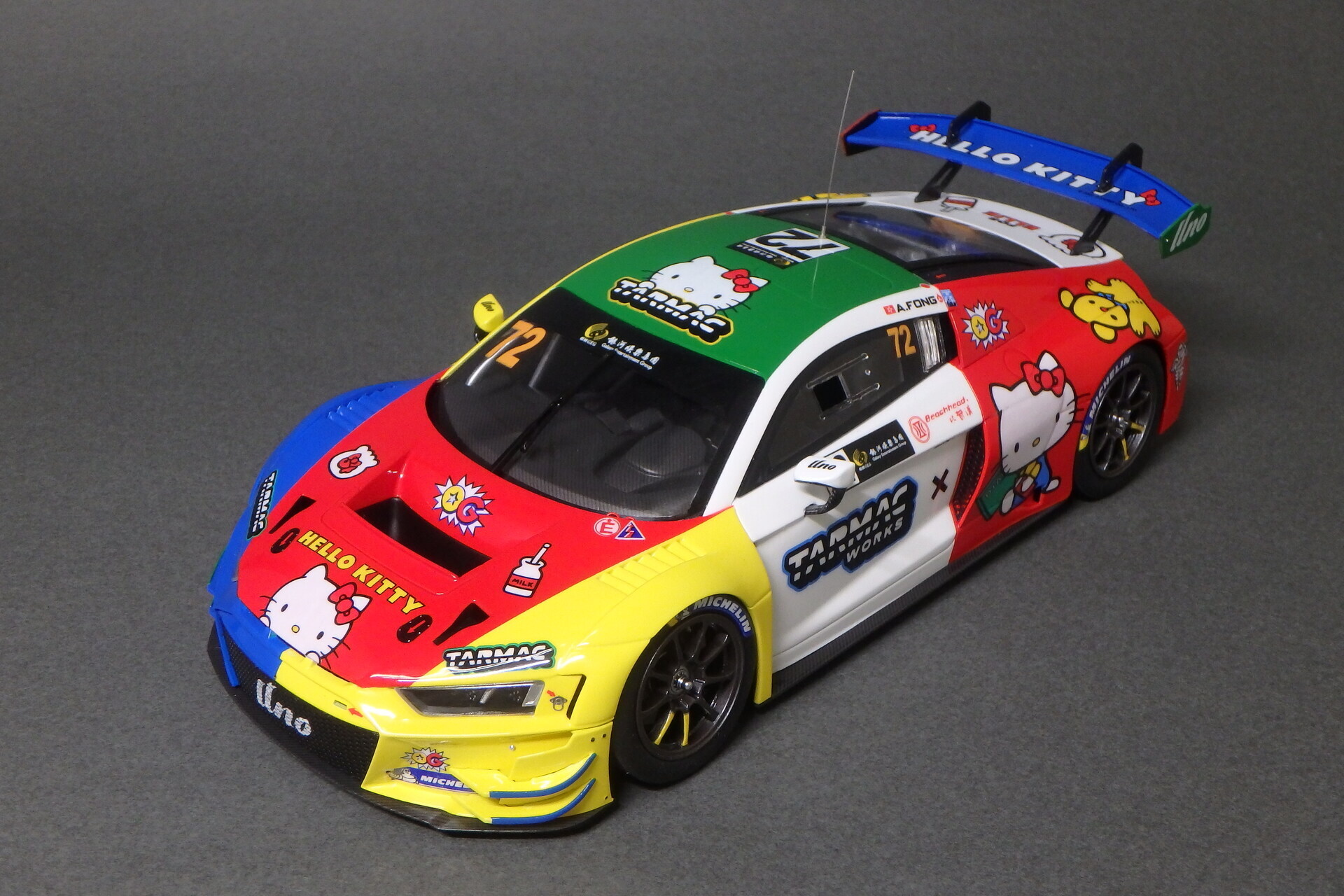 プラッツ/BEEMAX 1/24 Audi R8 LMS EVO制作記１２完成: ヒロシのホビーライフ雑記帳